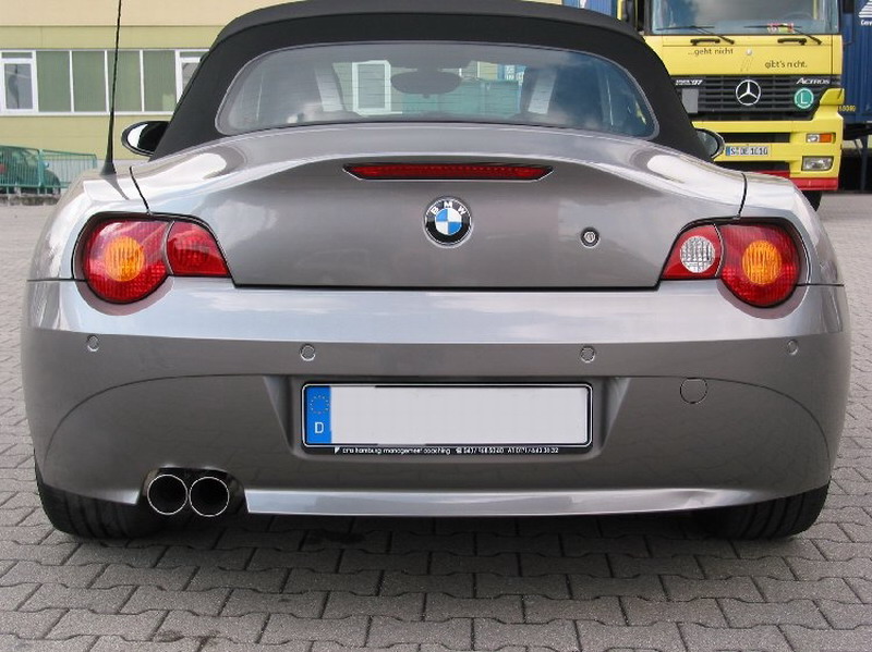 Einddemper Z4 (E85/E86) 2x76mm Rond voor standaard achteraanzet